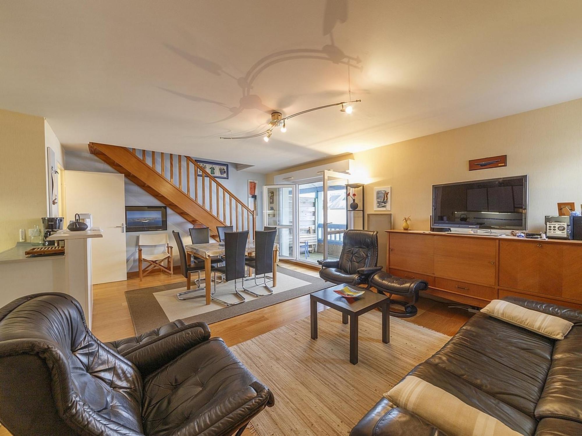 Appartement Duplex Familial Vue Mer, Proche Plage Et Commerces - Fr-1-639-125 Arzon Eksteriør billede